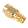 Straight Gold Plated RP-SMA Male to SMA Female Adapter