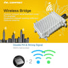 COMFAST CF-WA700 Qualcomm AR9341 300Mbps/s Outdoor Wireless Network Bridge with Dual Antenna 48V POE Adapter & AP / Router Mode, Classfication Function, 85 Devices Connecting Synchronously