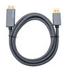 DisplayPort Male to HDMI Male 8K 30Hz HD Braided Adapter Cable, Cable Length: 2m