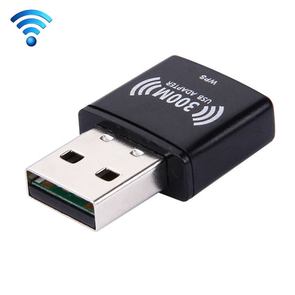 Mini USB 300MBPs Wifi Wireless Network LAN Adapter, IEEE 802.11b / 802.11g / 802.11n, 64/128Bit WEP, WAP, WAP2