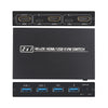 AM-KVM201CL 2x1 4Kx2K HDMI / USB / KVM Switch