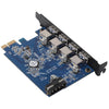 ORICO PVU3-4P 4 Ports USB3.0 PCI Express Card for Desktop(Black)