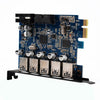 ORICO PVU3-5O2I USB3.0 * 5 + 20Pin Slot * 1 PCI Express Card for Desktop, 5Gbps Superspeed Data Transmission(Black)