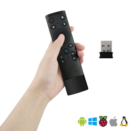 Q5 2.4G RF 3D Brushed Fashion Somatosensory Universal Air Mouse Remote Controller