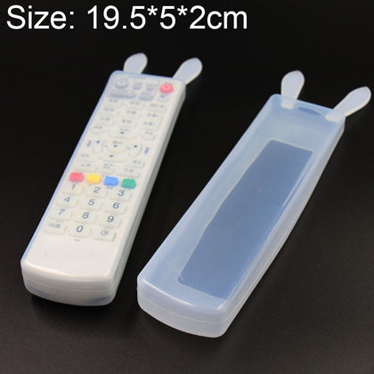 5 PCS Rabbit Design Long Air Conditioning / TV / Smart TV Box Remote Control Waterproof Dustproof Silicone Protective Cover, Size: