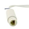 ESCAM POE S2 Data Exchange Cable POE Splitter Connect to POE switch for IP Cameras, Transmission Distance: 30m(White)