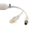 ESCAM POE S2 Data Exchange Cable POE Splitter Connect to POE switch for IP Cameras, Transmission Distance: 30m(White)