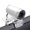 HXSJ A860 30fps 12 Megapixel 480P HD Webcam for Desktop / Laptop, with 10m Sound Absorbing Microphone, Length: 1.4m(Grey)