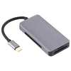 5 In 1 Dual USB 3.0 + CF + TF + SD Multi-function USB-C OTG Card Reader