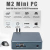 HYSTOU M2 Windows 10 / Linux / WES 7&10 System Mini PC, Intel Core i3-8145U 2 Core 4 Threads up to 2.10-3.9GHz, Support M.2, WiFi, 8GB RAM DDR4 + 256GB SSD