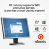 R0W Windows and Linux System Mini PC, Quad Core 1.5GHz, RAM: 1GB, ROM: 8GB, Support WiFi