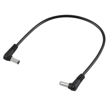 30cm 5A 5.5 x 2.1mm Male to Male Elbow DC Power Supply Plug Cable, DC 12-24V