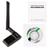 EDUP EP-AC1635 600Mbps Dual Band Wireless 11AC USB Ethernet Adapter 2dBi Antenna for Laptop / PC(Black)