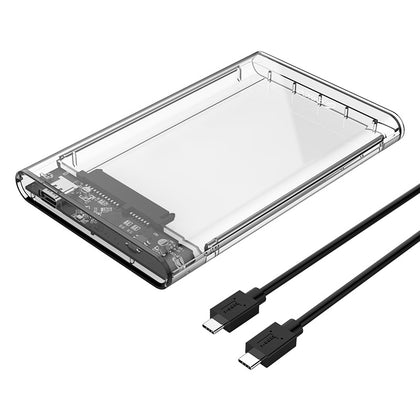 ORICO 2139C3-G2 4TB SATA 2.5 inch USB3.1 Gen2 USB-C / Type-C Interface Transparent Hard Drive Enclosure