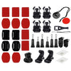 PULUZ 45 in 1 Accessories Ultimate Combo Kits (Chest Strap + Suction Cup Mount + 3-Way Pivot Arms + J-Hook Buckle + Wrist Strap + Helmet Strap + Surface Mounts + Tripod Adapter + Storage Bag + Handlebar Mount + Wrench) for GoPro HERO10 Black / HERO9 Black