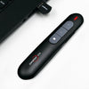 ASiNG A19 USB Charging 2.4GHz Wireless Presenter PowerPoint Clicker Representation Remote Control Pointer, Control Distance: 100m(