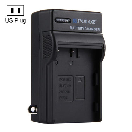 PULUZ US Plug Battery Charger for Nikon EN-EL3 / EN-EL3e, FUJI FNP150 Battery