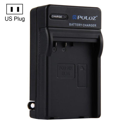PULUZ US Plug Battery Charger for Nikon EN-EL15 Battery