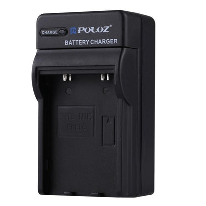PULUZ EU Plug Battery Charger with Cable for Nikon EN-EL5 Battery