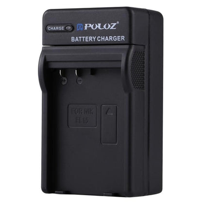 PULUZ EU Plug Battery Charger with Cable for Nikon EN-EL15 Battery