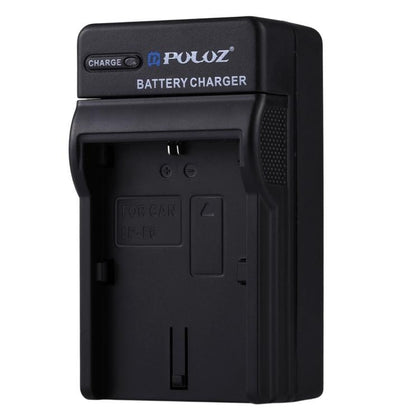 PULUZ EU Plug Battery Charger with Cable for Canon LP-E6 Battery
