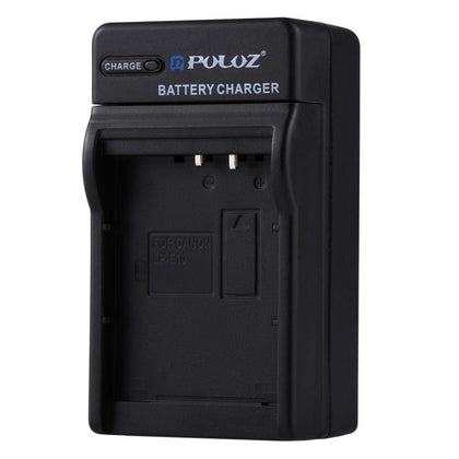 PULUZ EU Plug Battery Charger with Cable for Canon LP-E10 Battery