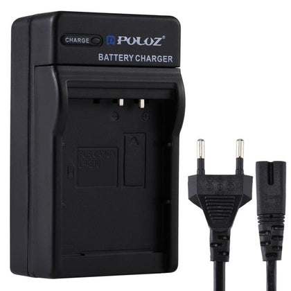 PULUZ EU Plug Battery Charger with Cable for Canon LP-E10 Battery