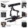Camera Cage Handle Stabilizer for Sony A7 & A7S & A7R, A7R II & A7S II, A7RIII & A7 III, Panasonic Lumix DMC-GH4(Orange)