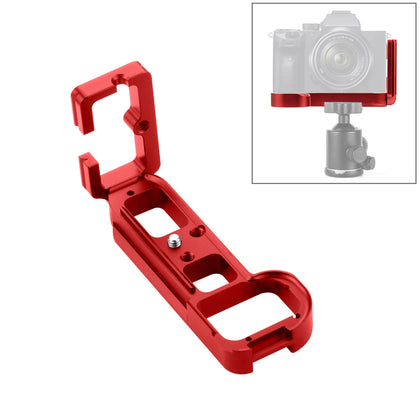 1/4 inch Vertical Shoot Quick Release L Plate Bracket Base Holder for Sony A7R / A7 / A7S / A7R2 / A7S2(Red)