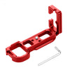 1/4 inch Vertical Shoot Quick Release L Plate Bracket Base Holder for Sony A7R / A7 / A7S / A7R2 / A7S2(Red)