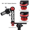 720 Degree Panoramic Aluminum Alloy Ball Head Quick Release Plate Kits