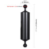 PULUZ 10.82 inch 27.5cm Length 60mm Diameter Dual Balls Carbon Fiber Floating Arm, Ball Diameter: 25mm, Buoyancy: 350g