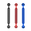 PULUZ  7 inch 17.7cm Length 20.8mm Diameter Dual Balls Carbon Fiber Floating Arm, Ball Diameter: 25mm(Red)