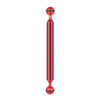 PULUZ  9 inch 22.8cm Length 20.8mm Diameter Dual Balls Carbon Fiber Floating Arm, Ball Diameter: 25mm(Red)