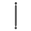 PULUZ 11 inch 27.9cm Length 20.8mm Diameter Dual Balls Carbon Fiber Floating Arm, Ball Diameter: 25mm(Black)