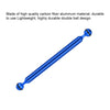PULUZ 11 inch 27.9cm Length 20.8mm Diameter Dual Balls Carbon Fiber Floating Arm, Ball Diameter: 25mm(Blue)