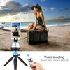 PULUZ Electronic 360 Degree Rotation Panoramic Head + Tripod Mount + GoPro Clamp + Phone Clamp with Remote Controller for Smartphones, GoPro, DSLR Cameras(Blue)