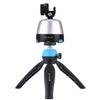 Electronic 360 Degree Rotation Panoramic Head + Tripod Mount + GoPro Clamp + Phone Clamp with Remote Controller for Smartphones,