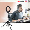 Bluetooth Shutter Remote Selfie Stick Tripod Mount Holder for Vlogging Live Broadcast