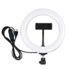 7.9 inch 20cm USB 3 Modes Dimmable Dual Color Temperature LED Curved Light Ring Vlogging Selfie Photography Video Lights with Pho