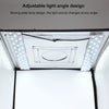 40cm Folding Portable 30W 5500K White Light  Photo Lighting Studio Shooting Tent Box Kit with 6 Colors Backdrops (Black, Orange,