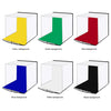 PULUZ 30cm Folding Portable Ring Light Photo Lighting Studio Shooting Tent Box Kit with 6 Colors Backdrops (Black, White, Yellow, Red, Green, Blue), Unfold Size: 31cm x 31cm x 32cm