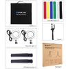 30cm Folding Portable Ring Light Photo Lighting Studio Shooting Tent Box Kit with 6 Colors Backdrops (Black, White, Orange, Red,