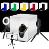 30cm Folding Portable Ring Light Photo Lighting Studio Shooting Tent Box Kit with 6 Colors Backdrops (Black, White, Orange, Red,