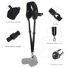 Quick Release Anti-Slip Soft Pad Nylon Breathable Curved Camera Strap with Metal Hook for SLR / DSLR Cameras