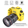 Soft Silicone Protective Case for Canon EOS 6D(Yellow)