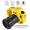 Soft Silicone Protective Case for Canon EOS 5D Mark III / 5D3(Yellow)