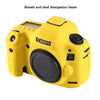 Soft Silicone Protective Case for Canon EOS 5D Mark IV(Yellow)