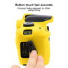 Soft Silicone Protective Case for Canon EOS 3000D / 4000D(Yellow)