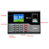 A-C121 2.8 inch Color TFT Screen Fingerprint & RFID Time Attendance, USB Communication Office Time Attendance Clock